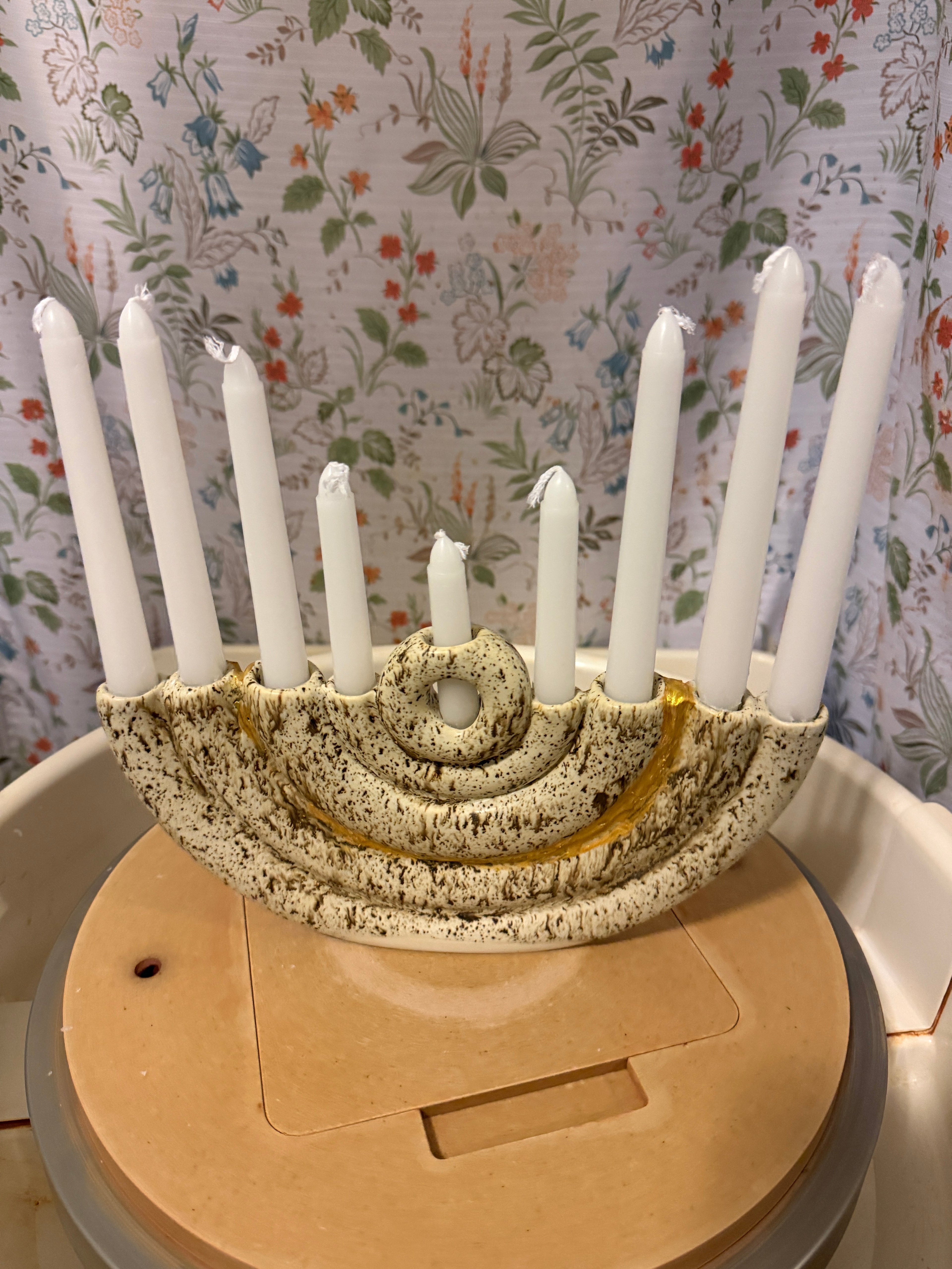 Speckled Menorah