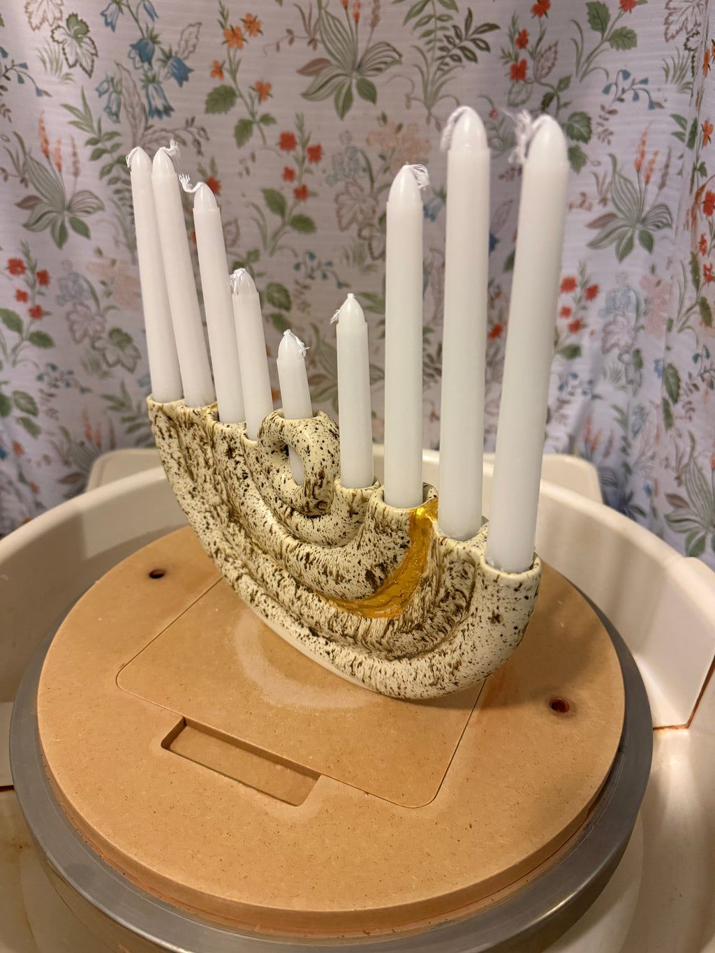 Speckled Menorah