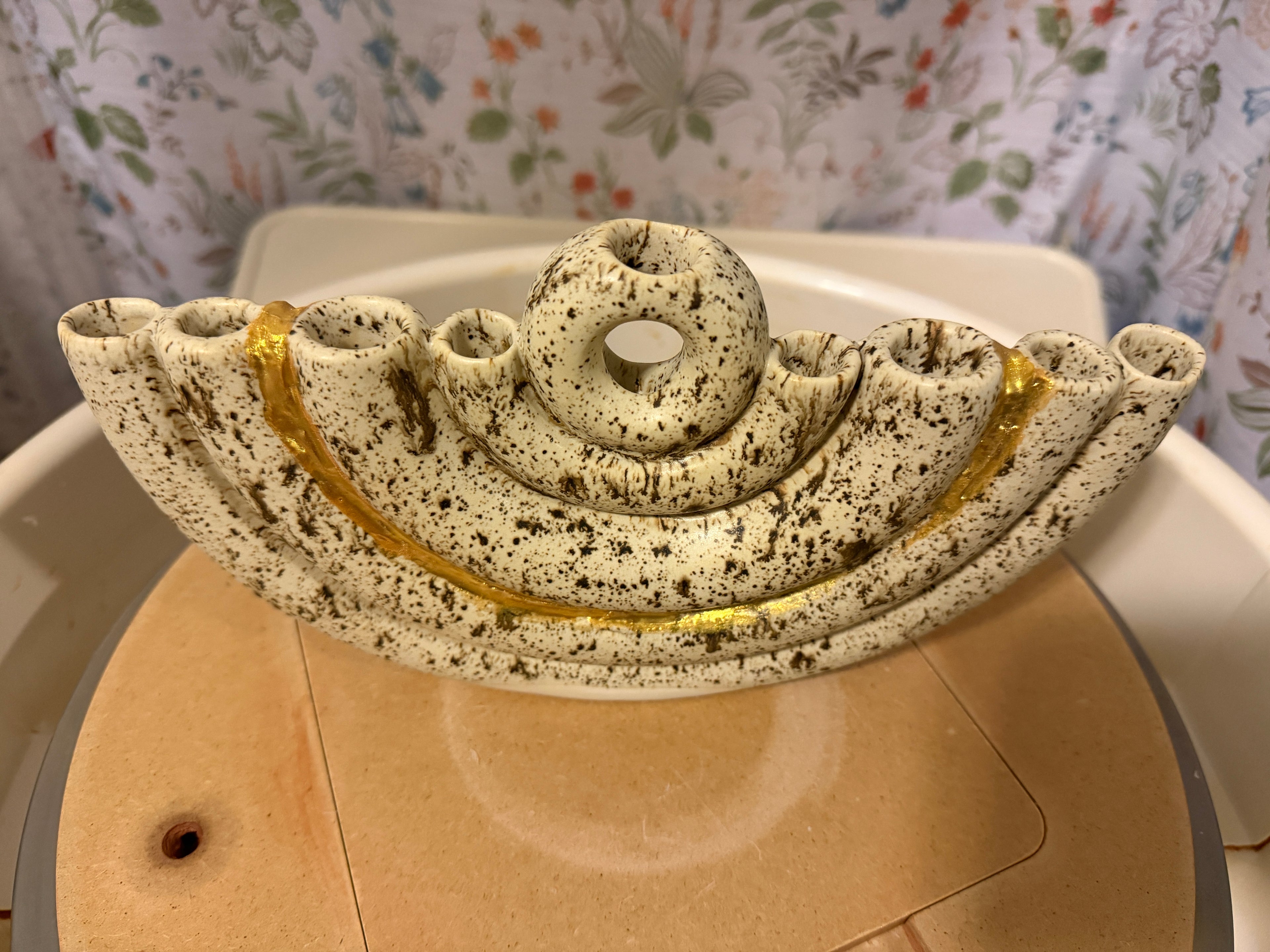 Speckled Menorah