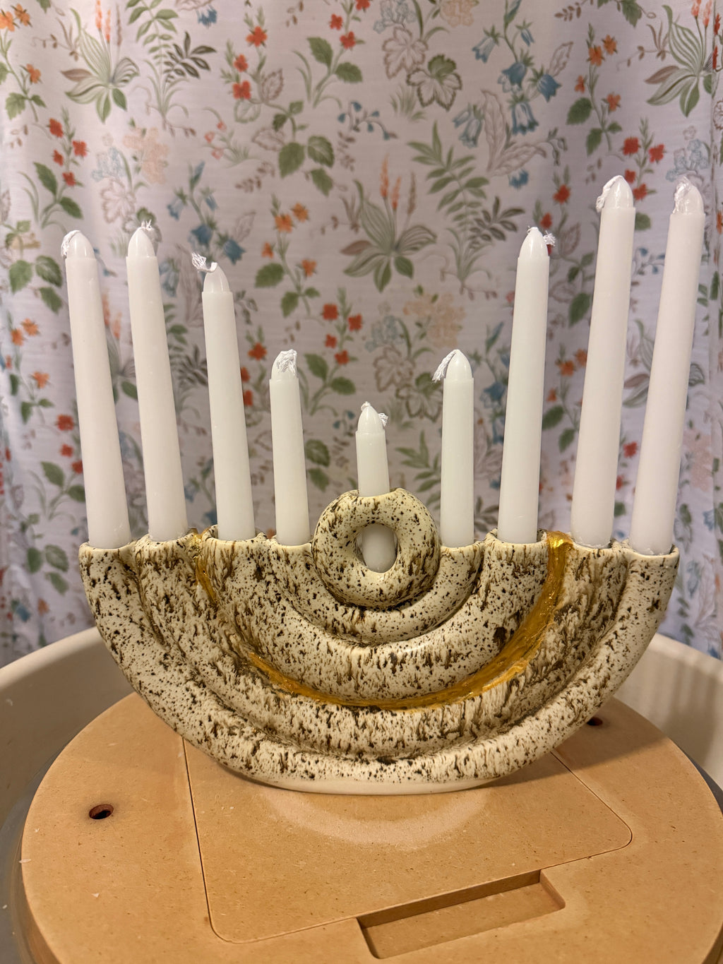 Speckled Menorah
