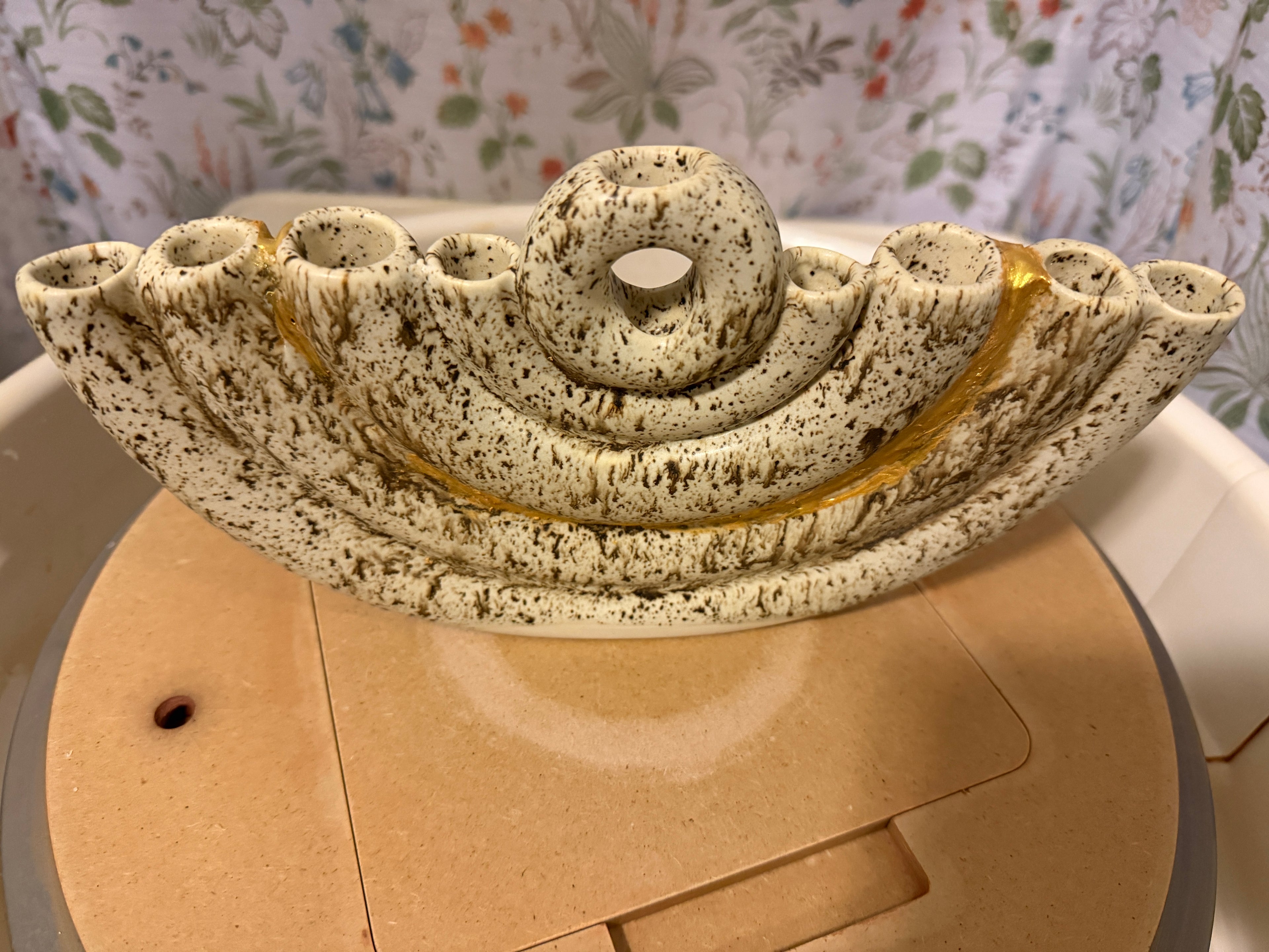 Speckled Menorah