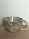 Freckled Polka-Dot Latte Cup