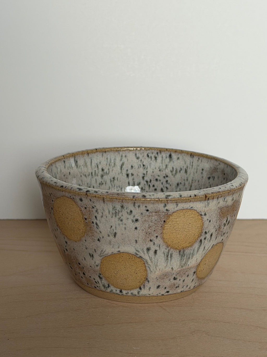 Freckled Polka-Dot Latte Cup
